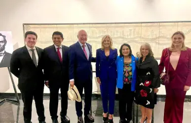 Samuel García recibe a Jill Biden, previo a ceremonia de Claudia Sheinbaum