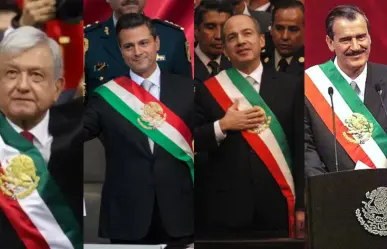 Así fueron las tomas de protesta de los últimos presidentes de México