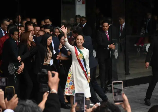 Claudia Sheinbaum: Este es el vestido que usó en la toma de protesta