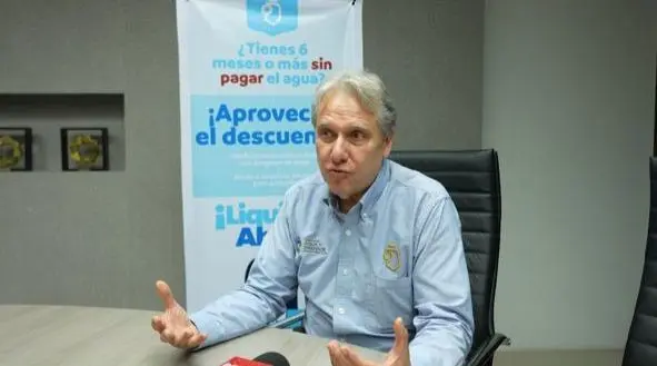 Juan Ignacio Barragán, director de Agua y Drenaje de Monterrey. Foto: Azael Valdés.