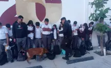 Encuentran droga y armas tras operativo mochila en escuela de Tamaulipas
