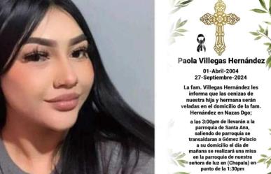 Fallece Paola Villegas, joven que había desaparecido en Monterrey