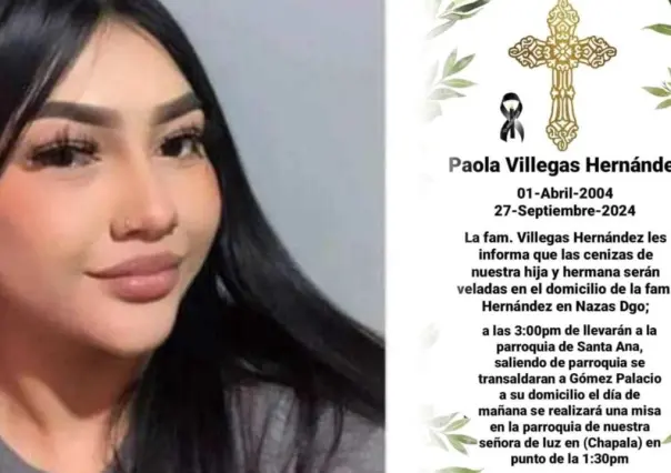 Fallece Paola Villegas, joven que había desaparecido en Monterrey
