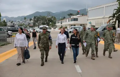 Claudia Sheinbaum se reúne con autoridades para apoyar a Acapulco