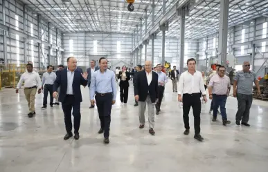 Manolo Jiménez inaugura planta norte de IMMSA en Monclova; invierten 500 mdp