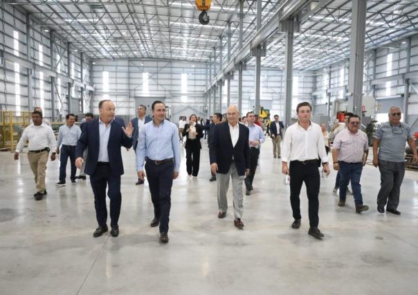 Manolo Jiménez inaugura planta norte de IMMSA en Monclova; invierten 500 mdp