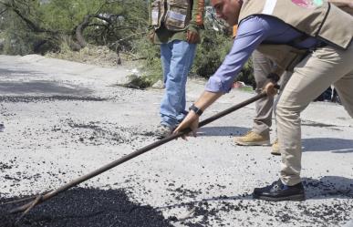 Inicia el programa permanente de bacheo en García