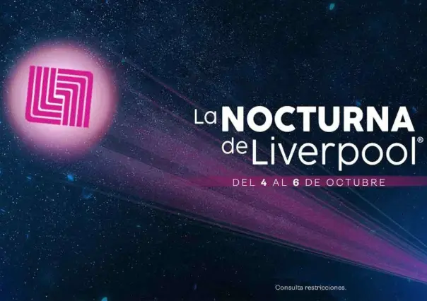 Venta Nocturna de Liverpool ¿A qué hora inicia?