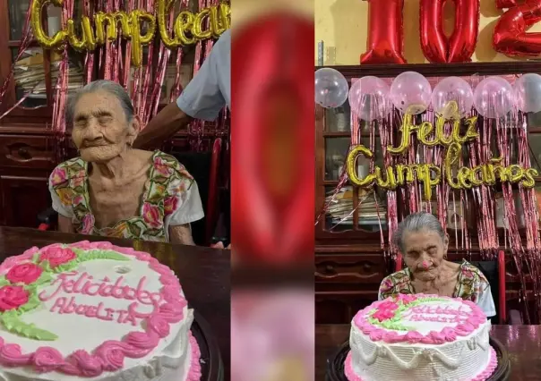 Abuelita de Yucatán cumple 102 años disfrutando de la vida en Chemax