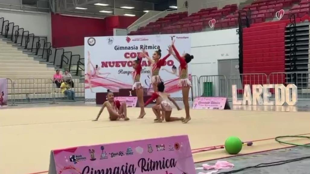 Gran participación de victorenses de gimnasia rítmica en la Copa Laredo 2024