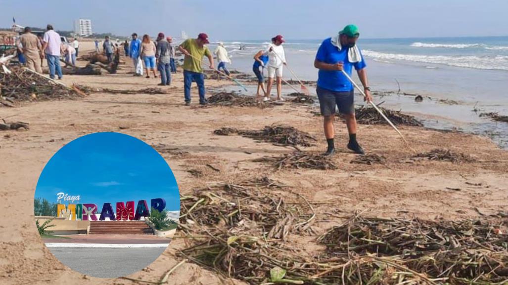 Convocan a mega jornada de limpieza en playa Miramar