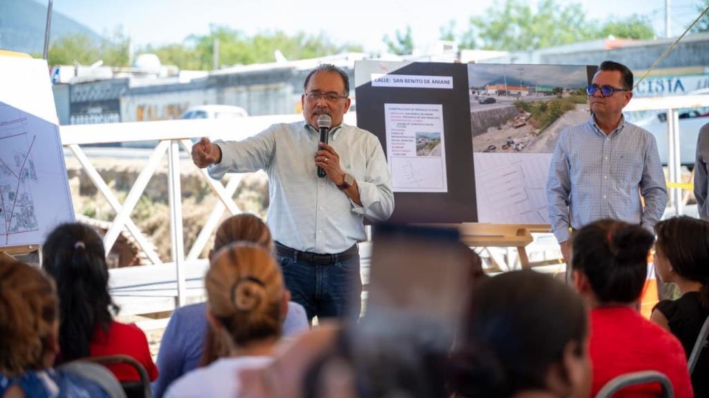 Escobedo inicia construcción de drenaje pluvial en Praderas de San Francisco