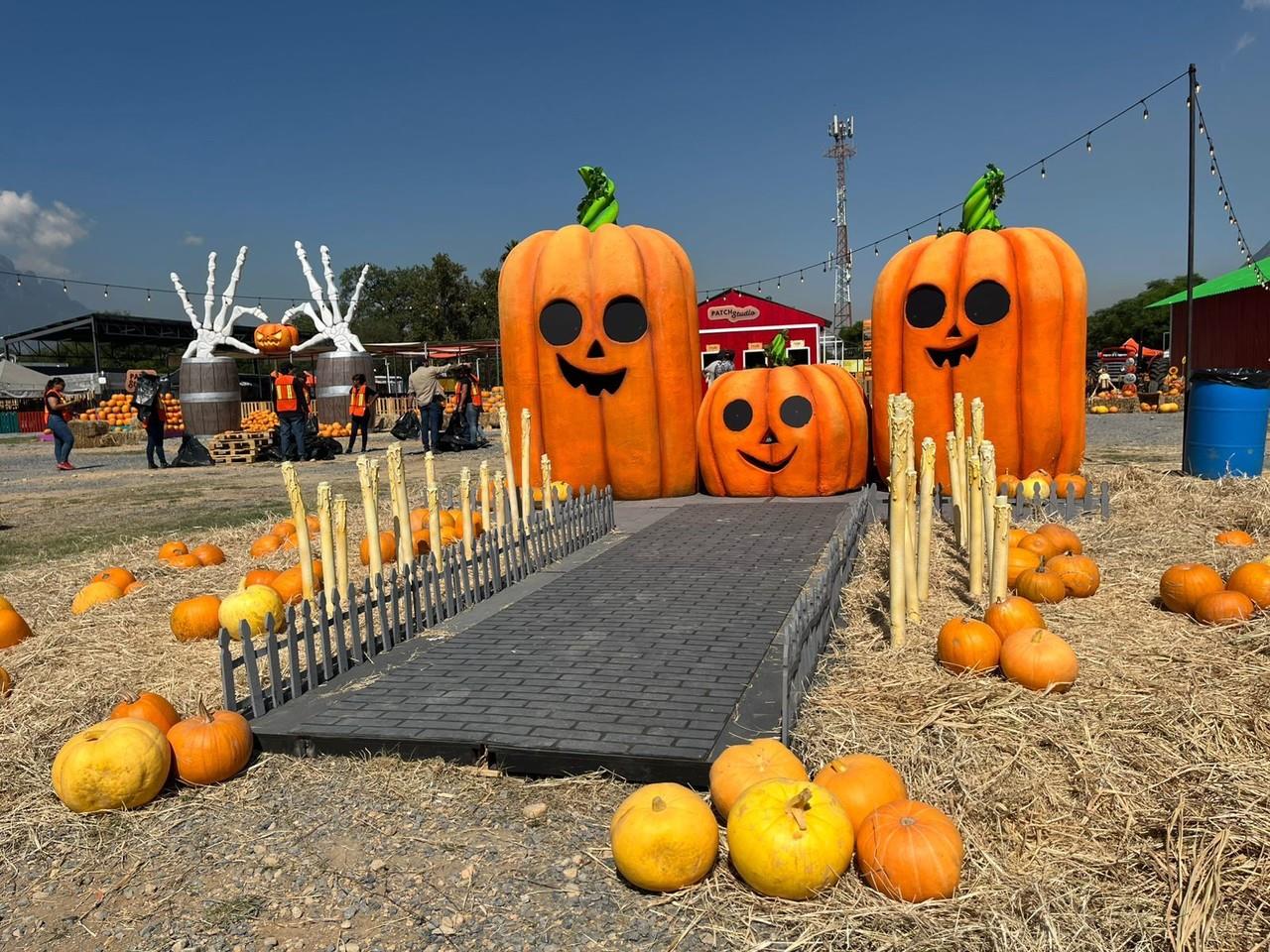 Esculturas de calabaza en el evento. Foto: Azael Valdés.