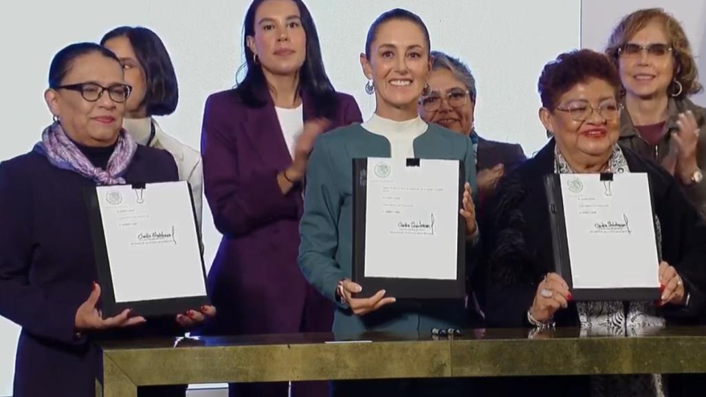 Claudia Sheinbaum firma reformas constitucionales para las mujeres