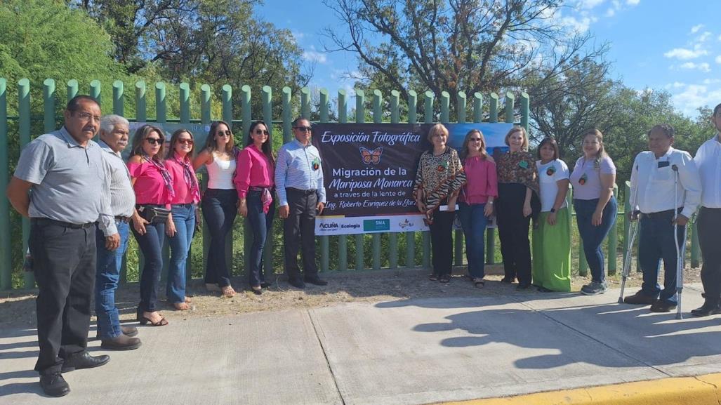 Celebran bienvenida de la Mariposa Monarca en Ciudad Acuña