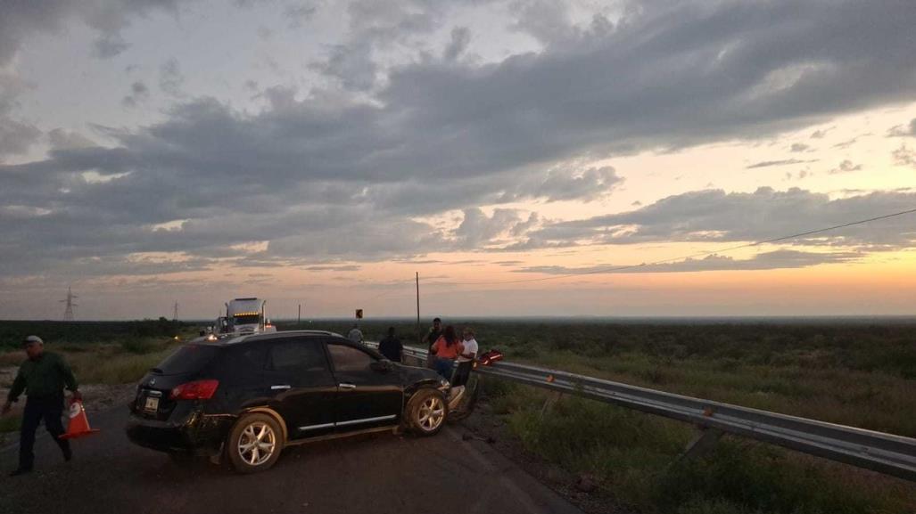 Dos accidentes en la carretera 57 en Sabinas