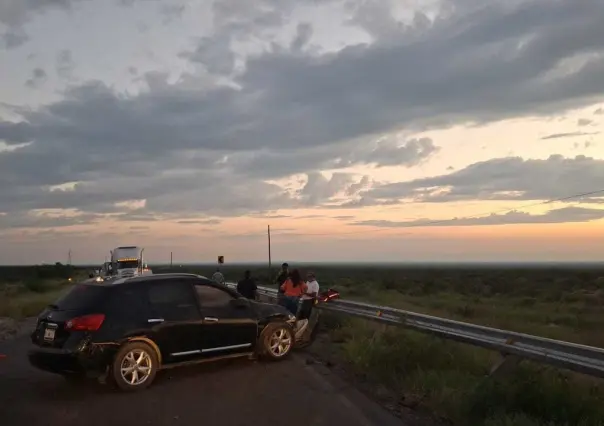 Dos accidentes en la carretera 57 en Sabinas