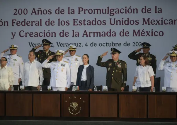 Claudia Sheinbaum conmemora la constitución y creación de la Armada de México