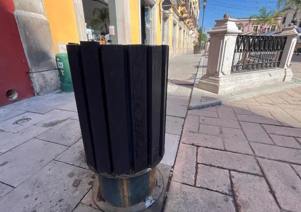 Nuevos cestos de basura para el centro de la ciudad