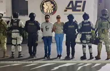 Cae pareja con armas, balas, chalecos y droga Monterrey