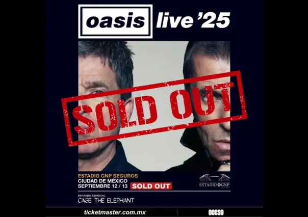 Oasis arrasa en CDMX: Boletos agotados en minutos y fans enloquecen