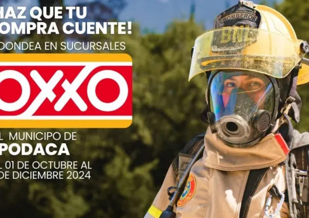 Te decimos como apoyar a bomberos de Nuevo León en tiendas OXXO