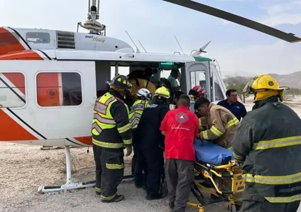 Esto cuesta rescatar a una persona con helicóptero en Monterrey