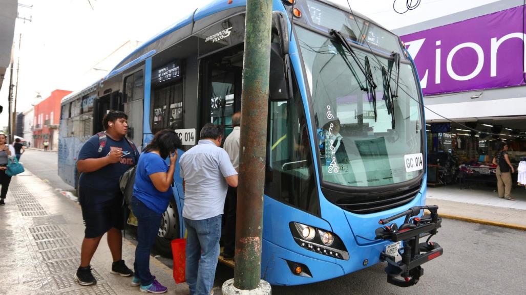 Reubican los paraderos del sistema de transporte en el centro de Mérida