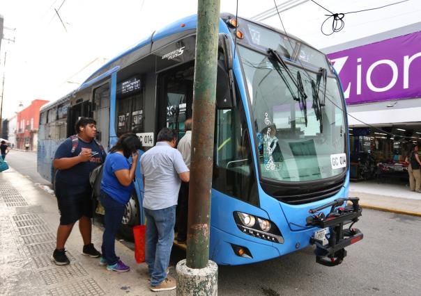 Reubican los paraderos del sistema de transporte en el centro de Mérida