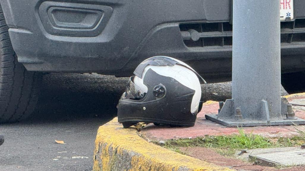 Chocan motociclista de la SSC y biker particular en la Narvarte