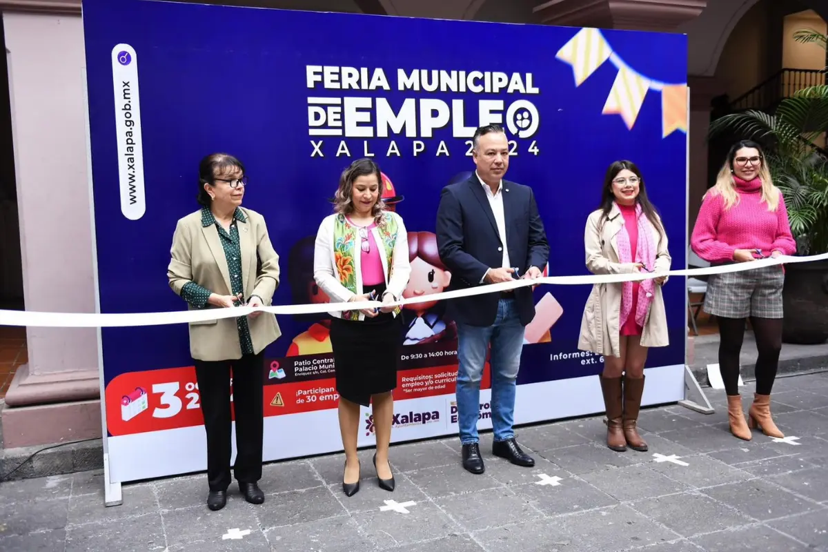 Feria Municipal de Empleo en Xalapa. Créditos: Rosalinda Morales.