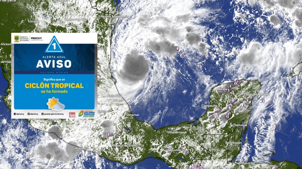 Tormenta Tropical Milton pone en Alerta Azul a 69 municipios de Yucatán