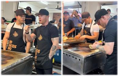 El Canelo un taquero de lujo