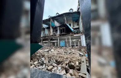 VIDEO: Se desploma edificio en el centro de Tampico