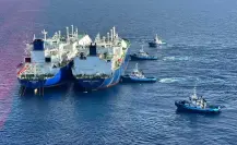 Sale del Puerto de Altamira buque de gas licuado hacia Europa.