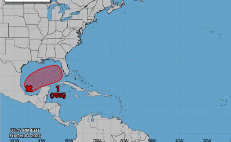 Alerta por tormenta tropical Milton en el Golfo de México