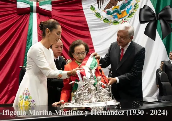 Muere Ifigenia Martínez y Hernández, presidenta de la Cámara de Diputados