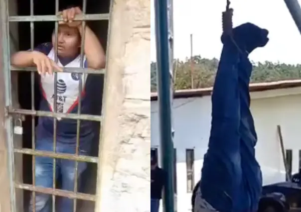 Detienen a ladrón y lo ‘cuelgan’ en Chiapas | VIDEO