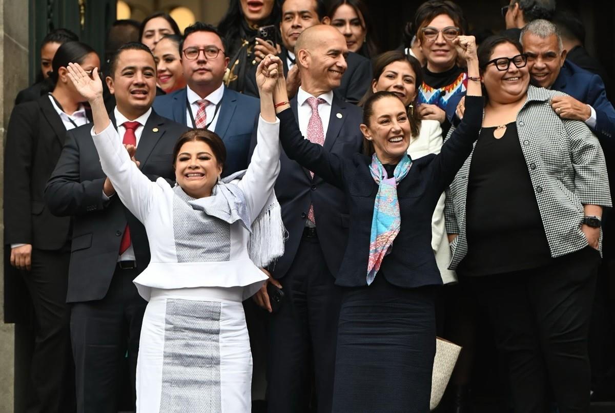 Claudia Sheinbaum y Clara Brugada trabajarán juntas por la Ciudad de México
