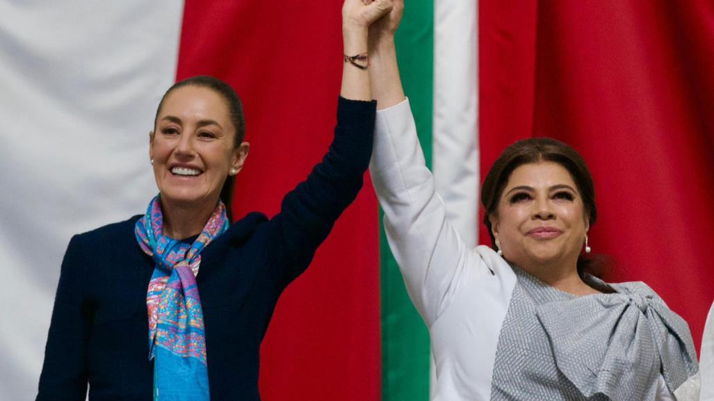 Claudia Sheinbaum felicita a la nueva jefa de Gobierno, Clara Brugada