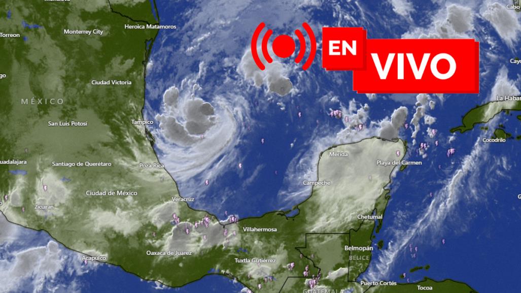 Tormenta Milton provocará fuertes lluvias en Yucatán ¡Trayectoria en VIVO!