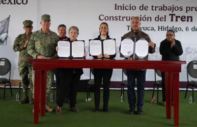 Claudia Sheinbaum lidera inicio de trabajos del Tren México-Pachuca