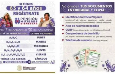 Alista tus documentos, inicia registro para pensión Mujeres Bienestar