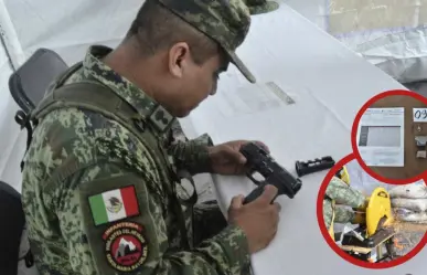 Canje de armas de fuego por dinero, te decimos dónde lo puedes cambiar