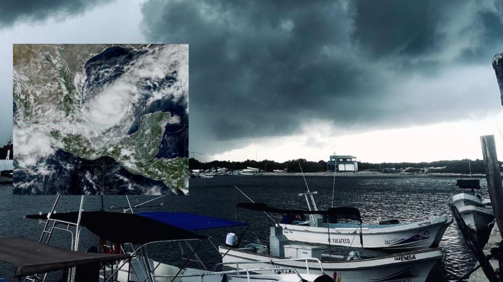 Huracán Milton provoca cierre a la navegación en puertos de Yucatán