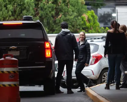 Claudia Sheinbaum llega al funeral de Ifigenia Martínez