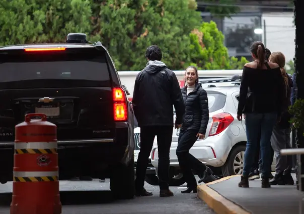 Claudia Sheinbaum llega al funeral de Ifigenia Martínez