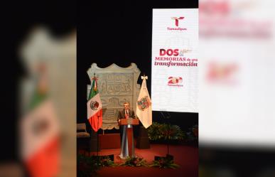 Presenta Américo Villarreal Dos Años de Memorias de una Transformación