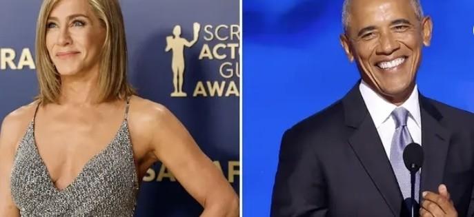 Jennifer Aniston niega romance con Barack Obama Foto: Redes Sociales