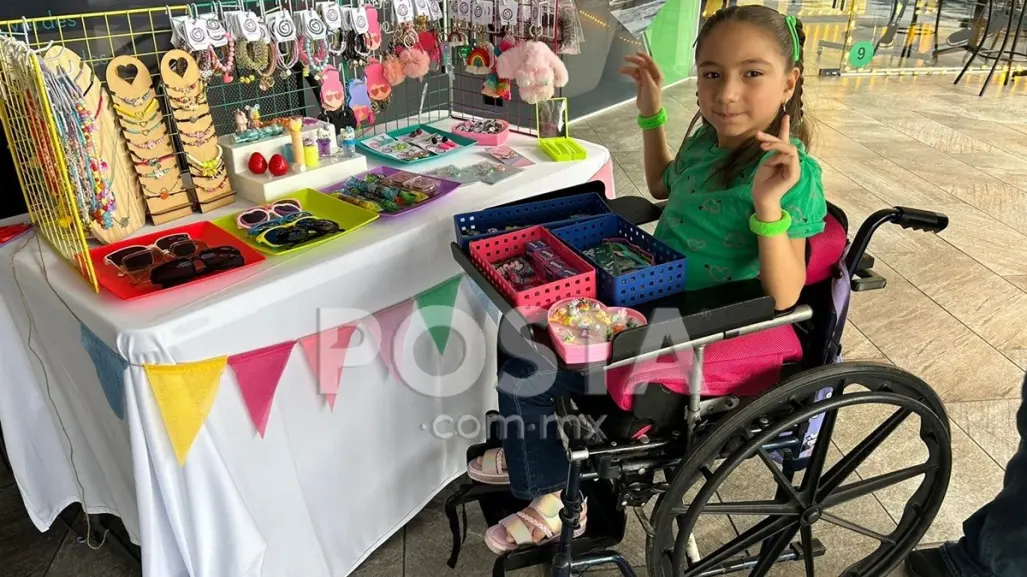 Conoce a Mariana, una niña con parálisis cerebral que busca salir adelante